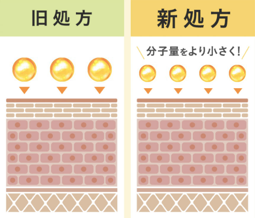 新処方：分子量をより小さく